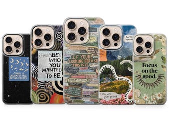 Positive Quotes Phone Case – Daily Affirmation Cover for iPhone 17 Air 16e 15 Pro Max 14 13 | Samsung S25 Ultra S24 S23 FE | Google Pixel 10