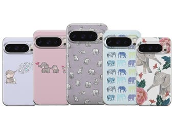 Capa para celular Elephant Parade – Capa com estampa de elefante para iPhone 17 Air 16e 15 Pro Max 14 13 | Samsung S25 Ultra S24 S23 FE | Google Pixel 10 XL 9