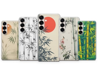 Capa para celular Bamboo Grove – Capa com estética natural para iPhone 17 Air 16e 15 Pro Max 14 13 | Samsung S25 Ultra S24 S23 FE | Google Pixel 10 XL 9