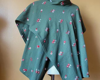 Poncho hecho a mano 100% algodón