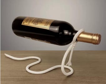 Magical Creative Craft Rope Shaped Wine Bottle