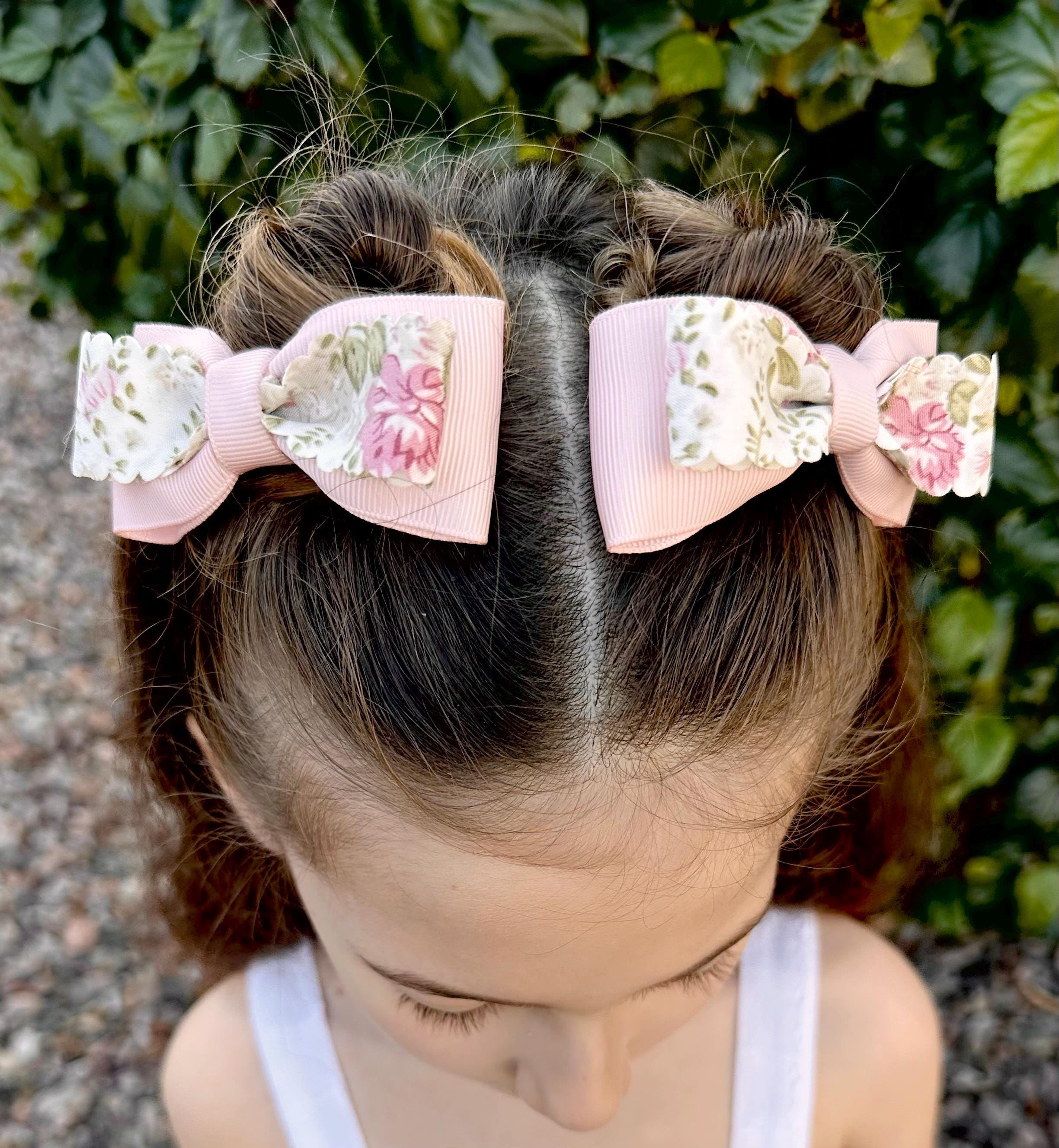 Vintage Floral polka dot alligator hair clips 4pcs/Set Acetate Seamless Hairpin, Black & White, Acrylic  main image 4