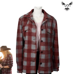 Vintage Wool Plaid Shacket | Rustic Western Coat