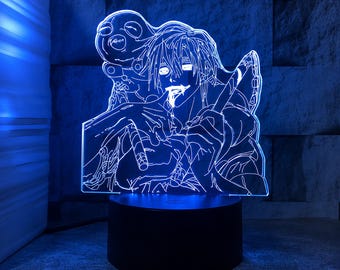Yuta Okkotsu Jujutsu Kaisen 3D-LED-Licht, Anime Cursed Energy Gaming Room Decor
