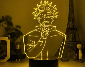 Gojo Satoru JJK Unbegrenzte Void Acryl-LED-Lampe, Jujutsu Kaisen Anime Nachtlicht