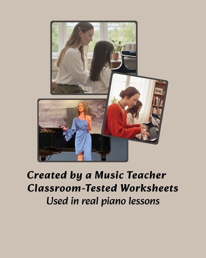 Music Theory Worksheets for Kids Bundle of 2 Packs 29 Pages Instant ...