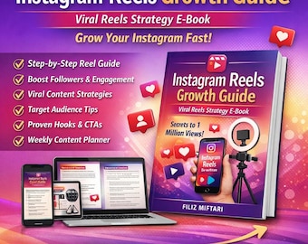 Instagram Reels Growth Guide | Viral Reels Strategy Ebook | Grow Your Instagram Fast | Content Creator & Small Business Guide