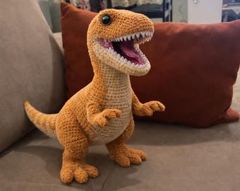 T-Rex Amigurumi Crochet Pattern | Easy Dinosaur Tutorial | Beginner-Friendly PDF & ZIP Pattern | Instant Digital Download EN-fr-Es