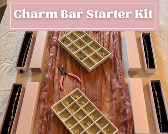 Charm Bar Starter Kit | Reusable Setup for Parties, Pop-Ups & DIY Jewelry Bars
