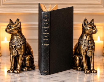 1950s Magic Cat Ancient Egypt Mysticism  Esoteric Illustrated Book