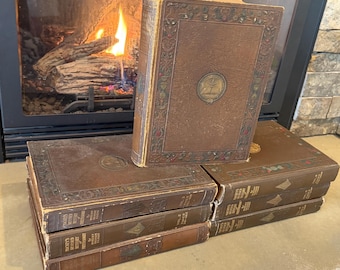 Freemasonry Mackey 33 Seven Volume Hardcover Set 1921 Occult Magic Rare Illuminati