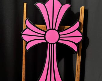 Chrome Hearts Inspired Crosses Wall Art - Etsy