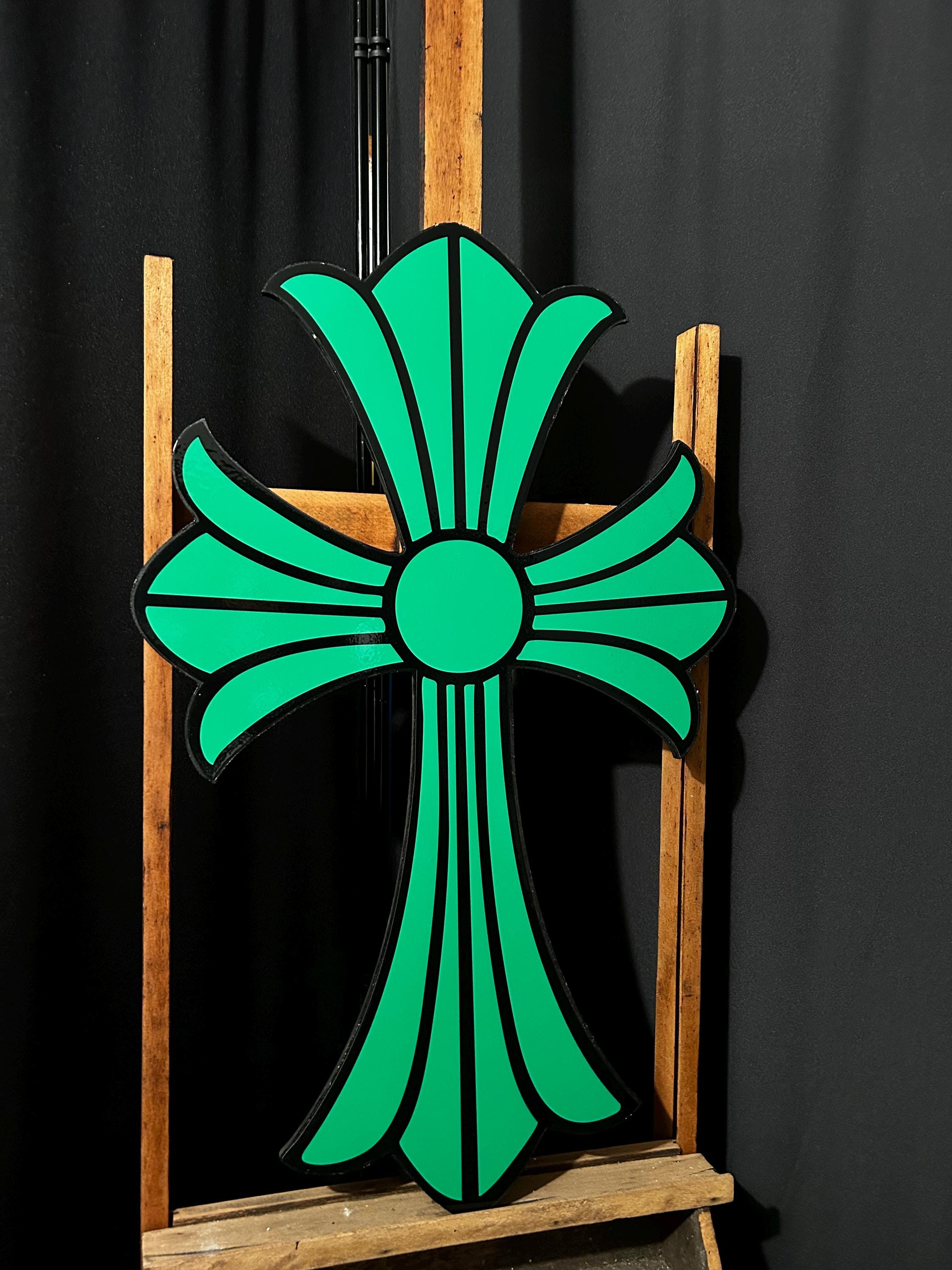 Chrome Hearts Inspired Crosses Wall Art - Etsy
