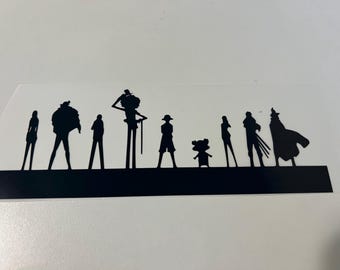 One Piece Silhouette Sticker