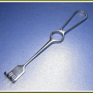 Retrator Volkman Vintage ~ instrumento cirúrgico Cureta Ferramenta médica vintage ~ presente vintage para enfermeiros e médicos