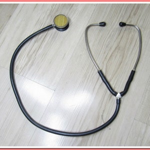 Retro Stethoscope Doctors Stethoscope Old Medical Stethoscope Medical Equipment Phonendoscope Vintage Medical Supply Medical Instrument