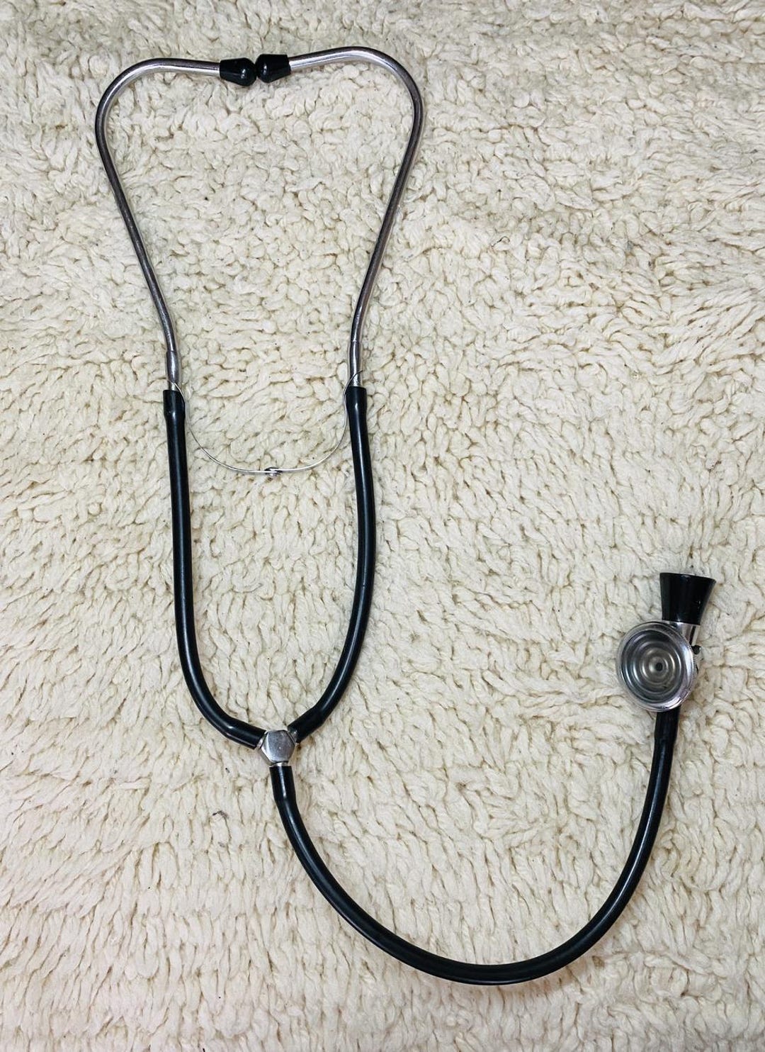 昭和レトロ　聴診器 レトロ聴診器 ドクターズ聴診器 ヴィンテージ ヨーロッパ製 デュアル