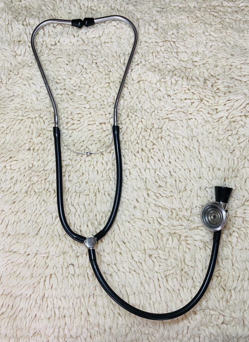 レトロ聴診器 ドクターズ聴診器 ヴィンテージ ヨーロッパ製 デュアル