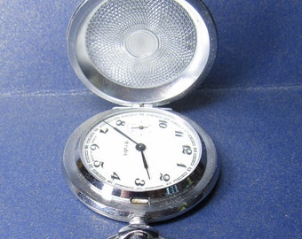 ZEITKAPSEL: Molnija mechanische Taschenuhr UDSSR 1991!