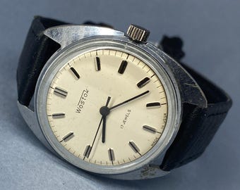 Vostok/Wostok 2409 ~ Relojes de pulsera vintage, reloj retro mecánico URSS de los años 80 ~ regalo para hombres