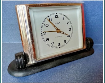 Alarm clock, Soviet Alarm clock "SLAVA ",Vintage alarm clock,Working alarm clock,Mechanical Alarm Clock, USSR 1959