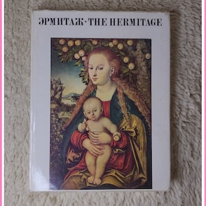 Vintage art book~ermitage (Russian Art Museum)~Hardback 60 color reproductions