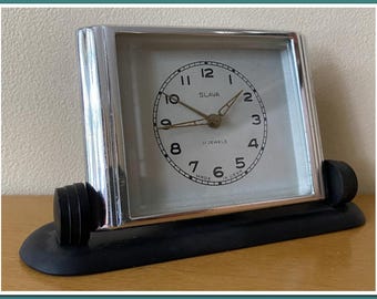 1966 Soviet Slava Alarm Clock – Authentic USSR Vintage Timepiece, Fully Functional, 11 Jewels!,Working alarm clock,USSR alarm clock