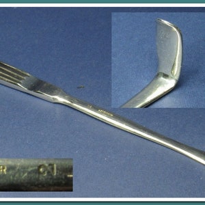 Retrator Vintage Langenbeck Médio ~ instrumento cirúrgico Cureta Ferramenta Médica Vintage ~ presente vintage para enfermeiras e médicos
