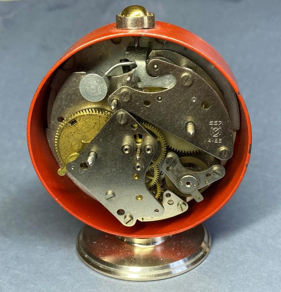 Vintage 1980 Soviet Slava Alarm Clock |USSR Made, Mechanism 5671
