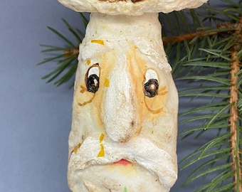 キノコ〜ソ連のクリスマスツリーのおもちゃのオーナメントヴィンテージ