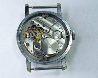 Montre Mécanique Russe ZIM URSS Des Années 1980 - Modèle 2603, 34mm, Remontage Manuel, 15 Rubis