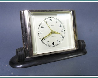 Alarm clock, Soviet Alarm clock "SLAVA ",Vintage alarm clock,Working alarm clock,Mechanical Alarm Clock, USSR 1966