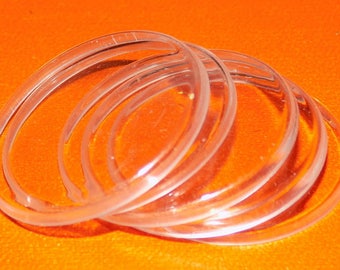 D-31.2 mm USSR Watch Replacement round plastic glass 5pcs NEW
