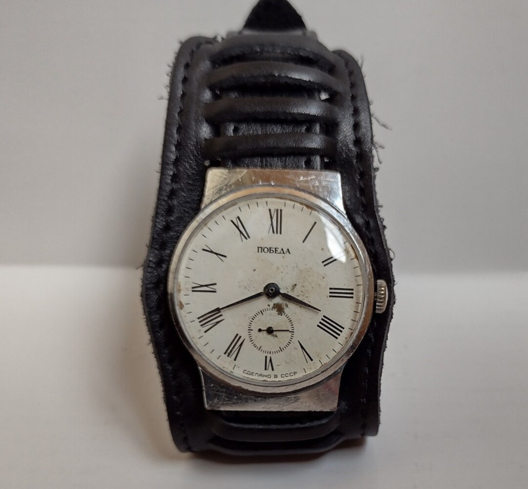 Montre Mécanique Russe Zim URSS Années 80 - Remontage Manuel - Boîtier 34mm - #5325