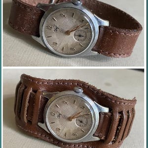 Vintage 1960 Svet EUL Wristwatch – 15 Jewel Caliber 2603, Leather Bracelet, Made in USSR 1960s ~The Perfect Gift