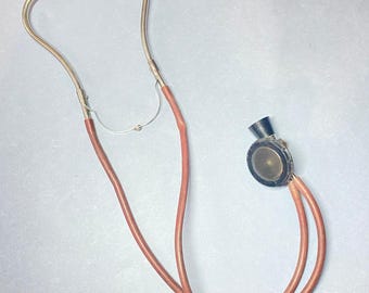 Vintage Soviet Medical Stethoscope 1960s USSR Bakelite Steampunk Decor Doctor Gift Industrial Retro