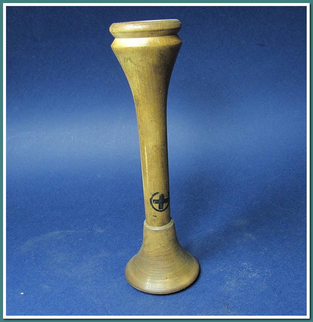 Antique Vintage WOODEN STETHOSCOPE Medical Tool Instrument wood~Gift for DOC