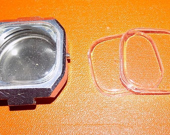 2pcs 30.75mmX32.3mm USSR Watch plastic glass NEW for Watch Poljot TACHOMETER