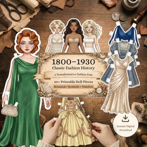 1800 Paper Dolls - Etsy 1800 Paper Dolls - Etsy