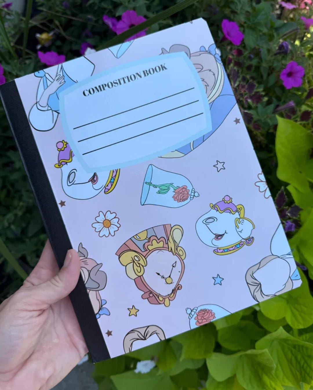 Belle Notebook | Composition Notebook - Etsy