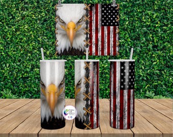 American Eagle Flag Tumbler