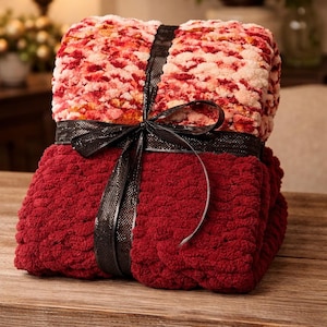 Chunky Handmade Blanket 45x60 - Etsy