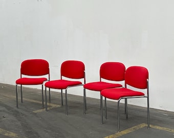 Sedia | Kusch & Co | Vintage | Designer | Sedia impilabile | Cromo | Anni '70 | Impilabile | Rey | Postmoderna | Metà secolo | Interni