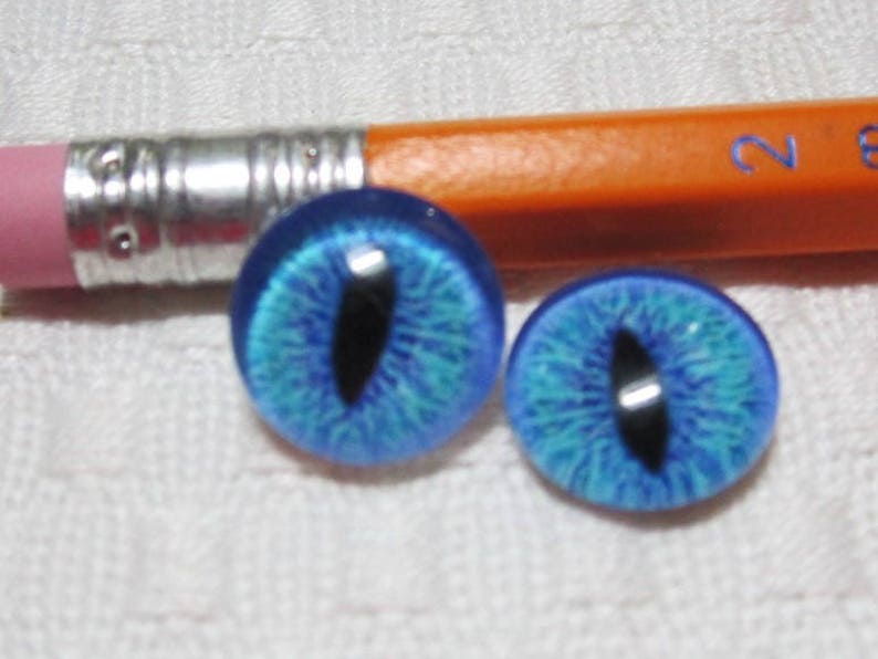 Glass Eyes 12mm Cat Eyes for Jewelry or Sculpture Etsy