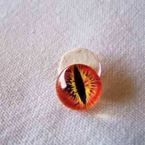 Craft supplies jewelry making 12mm handmade glass eye cabochons