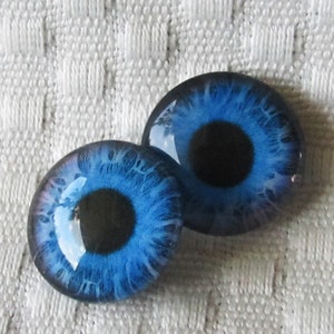 Glass eyes-20mm-18mm-16mm-14mm-12mm- Eyes for dolls and sculpture