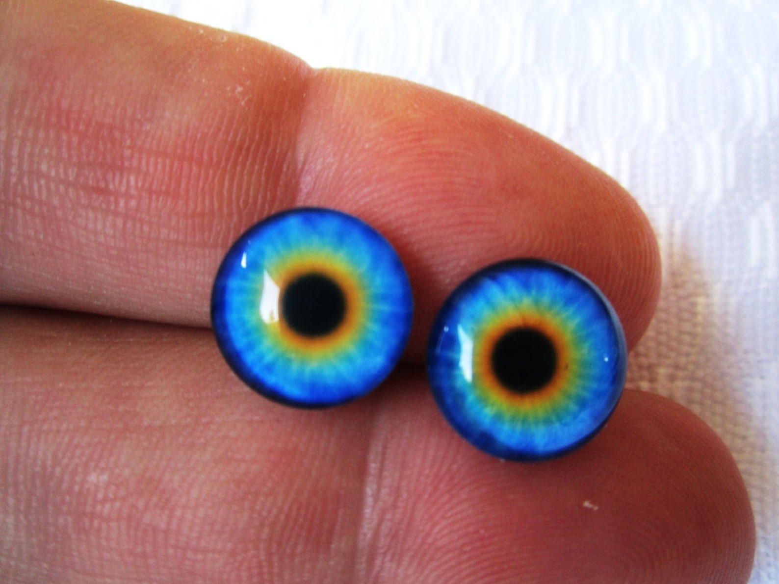 Glass doll eyes 12mm glass eyes for figurines and dolls Etsy