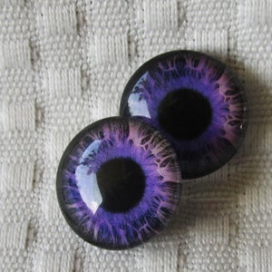 Glass eyes-20mm-18mm-16mm-14mm-12mm- Eyes for dolls and sculpture