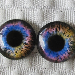 Glass eyes-20mm-18mm-16mm-14mm-12mm- Eyes for dolls and sculpture