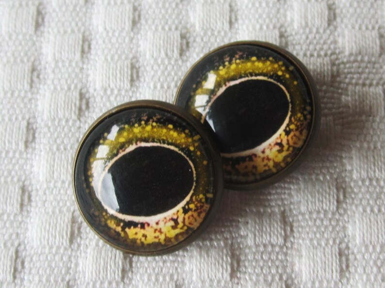 Sew on Glass Frog or Fish Eyes Glass Eye Buttons Eye Etsy Australia
